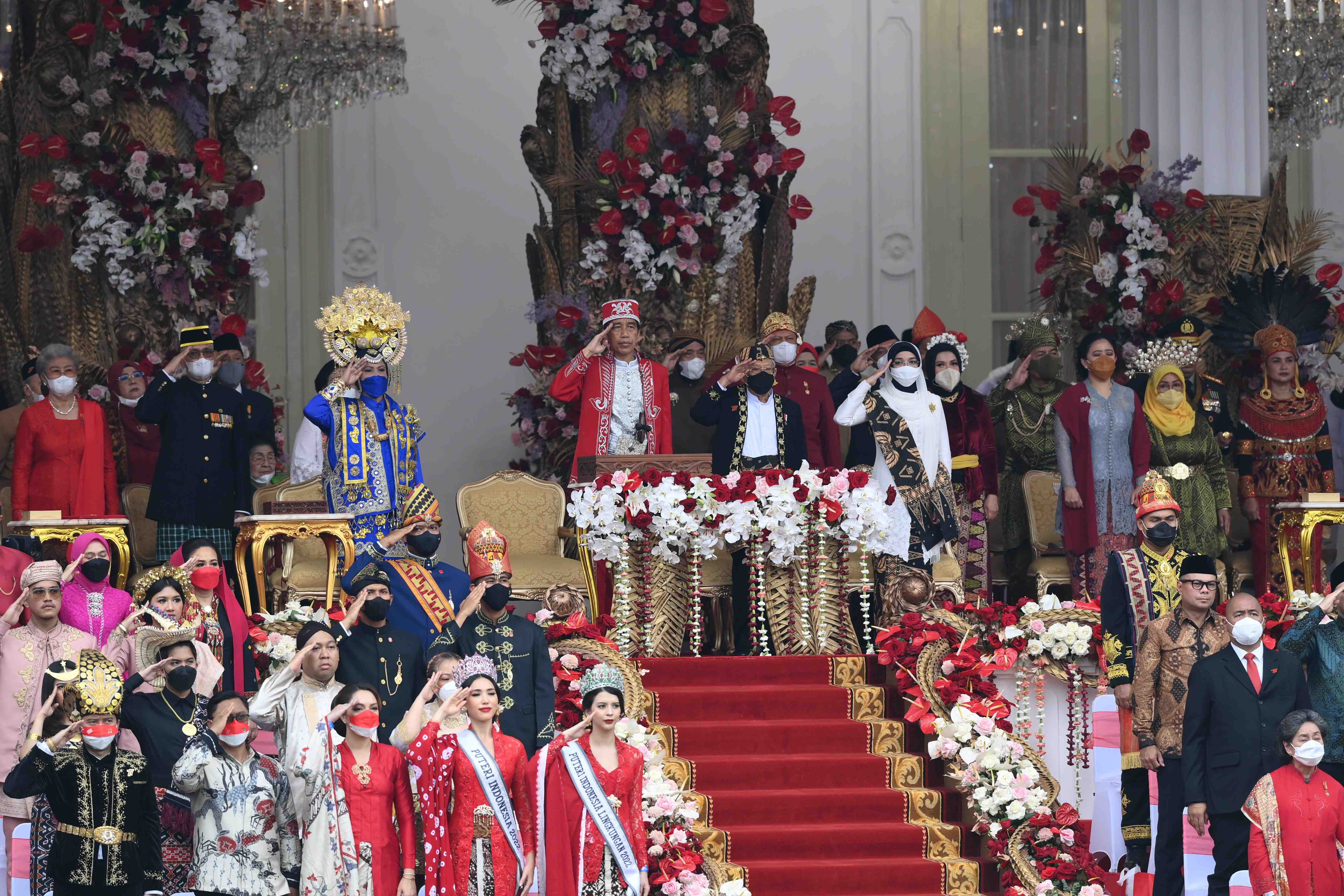 Perayaan di Istana Negara