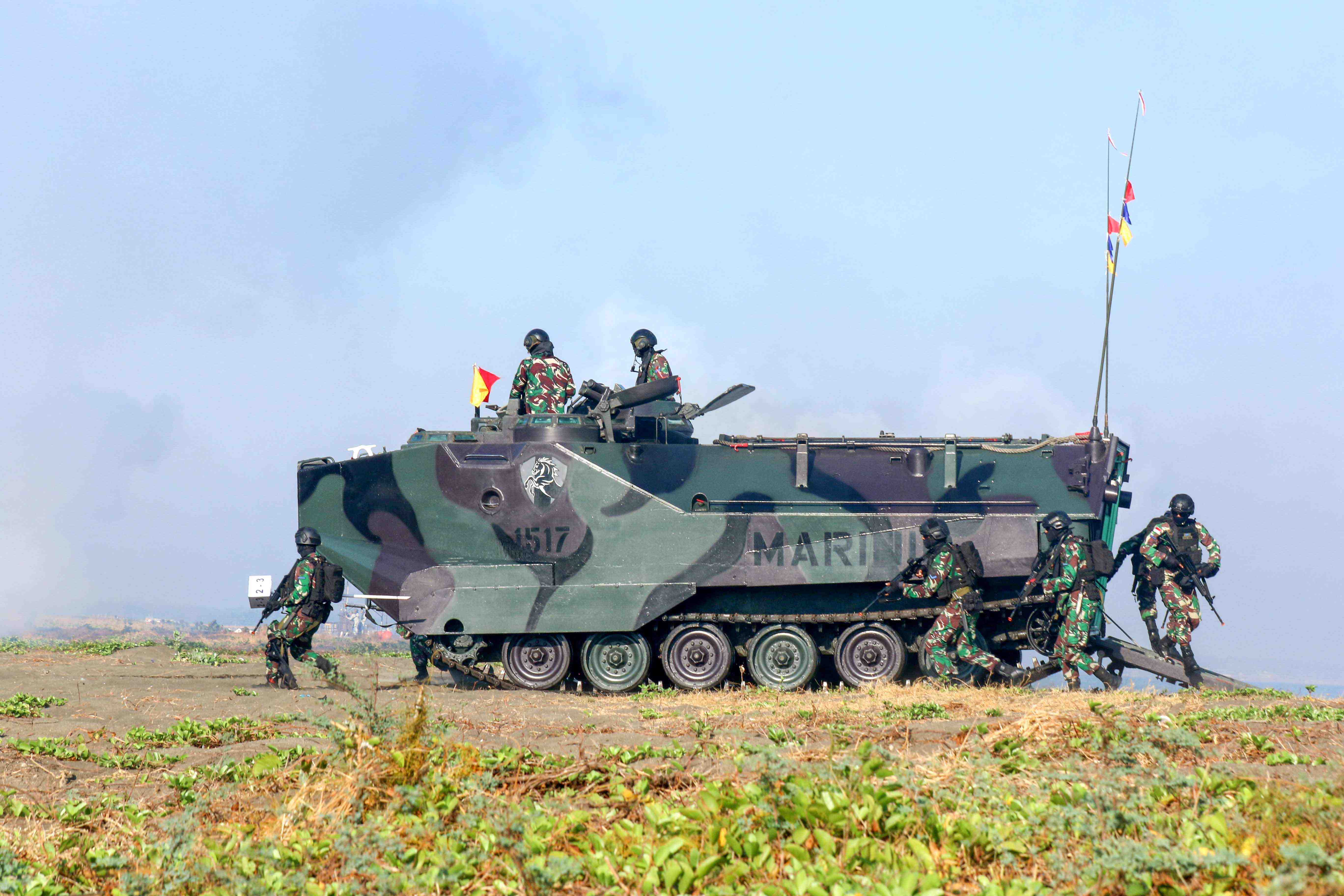 Latihan Tempur Gabungan di Super Garuda Shield