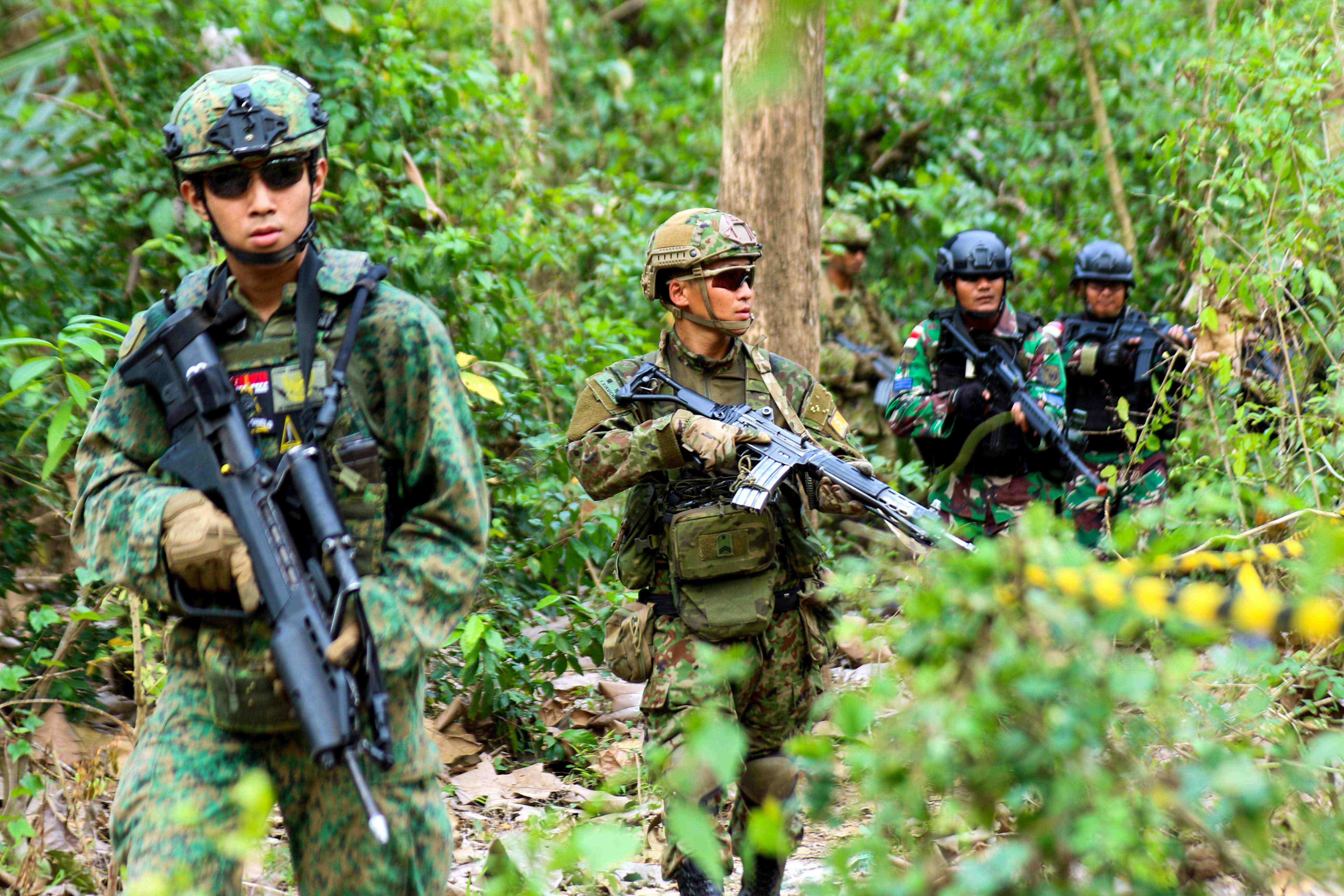 Latihan Tempur Gabungan di Super Garuda Shield